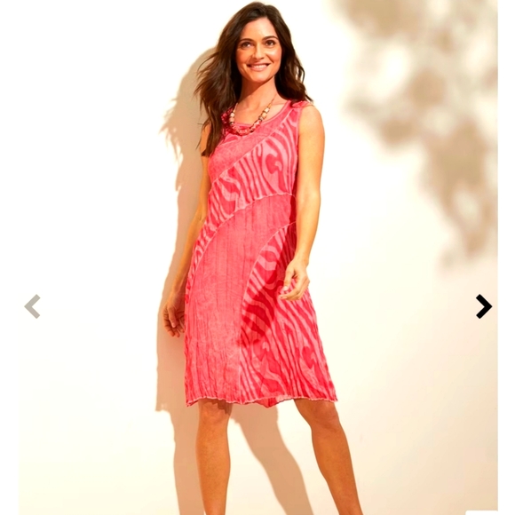 Chico's Scoopneck Knee-Length Dress siz Xl - Picture 1 of 6